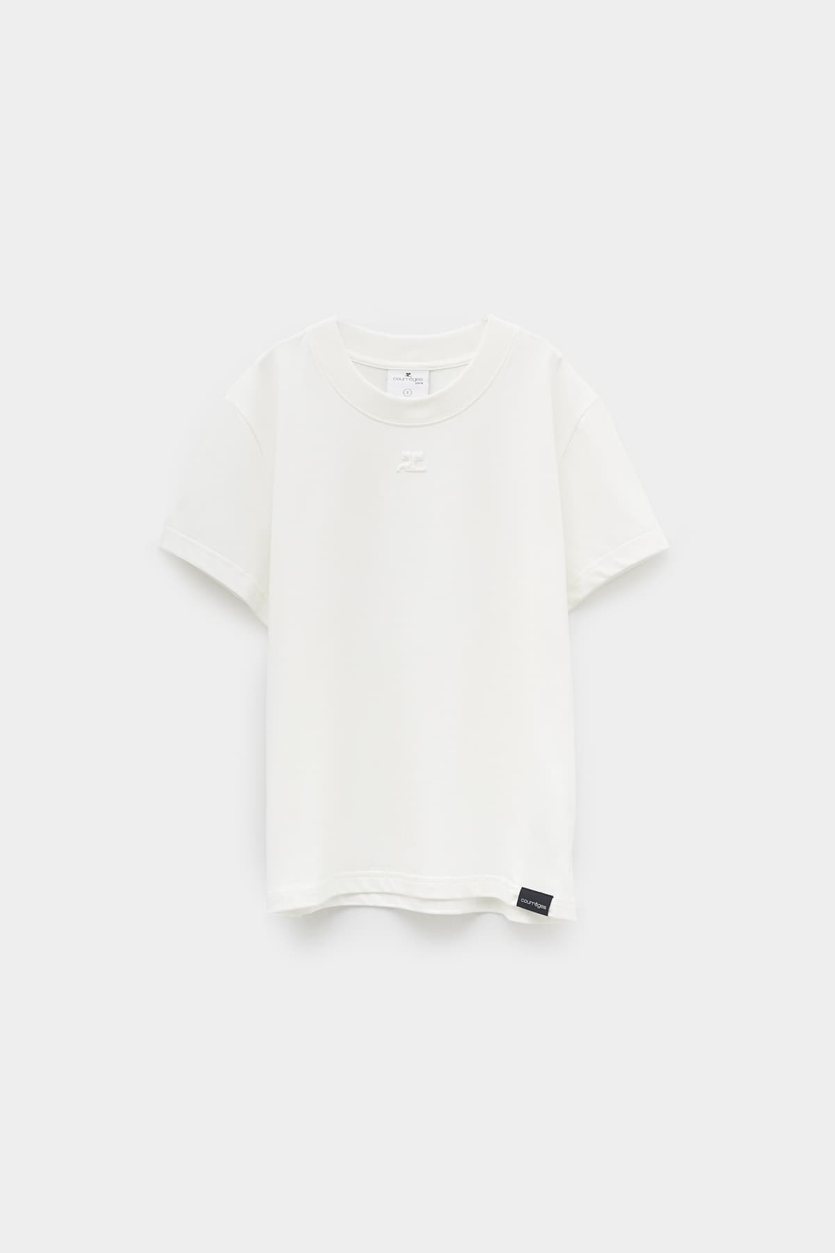 COURREGES HERITAGE WHITE AC STRAIGHT DRY T-SHIRT IAMNUE