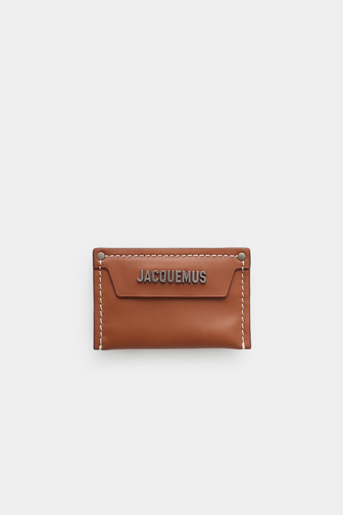 JACQUEMUS LIGHT BROWN LE PORTE CARTE MEUNIER CARD HOLDER IAMNUE