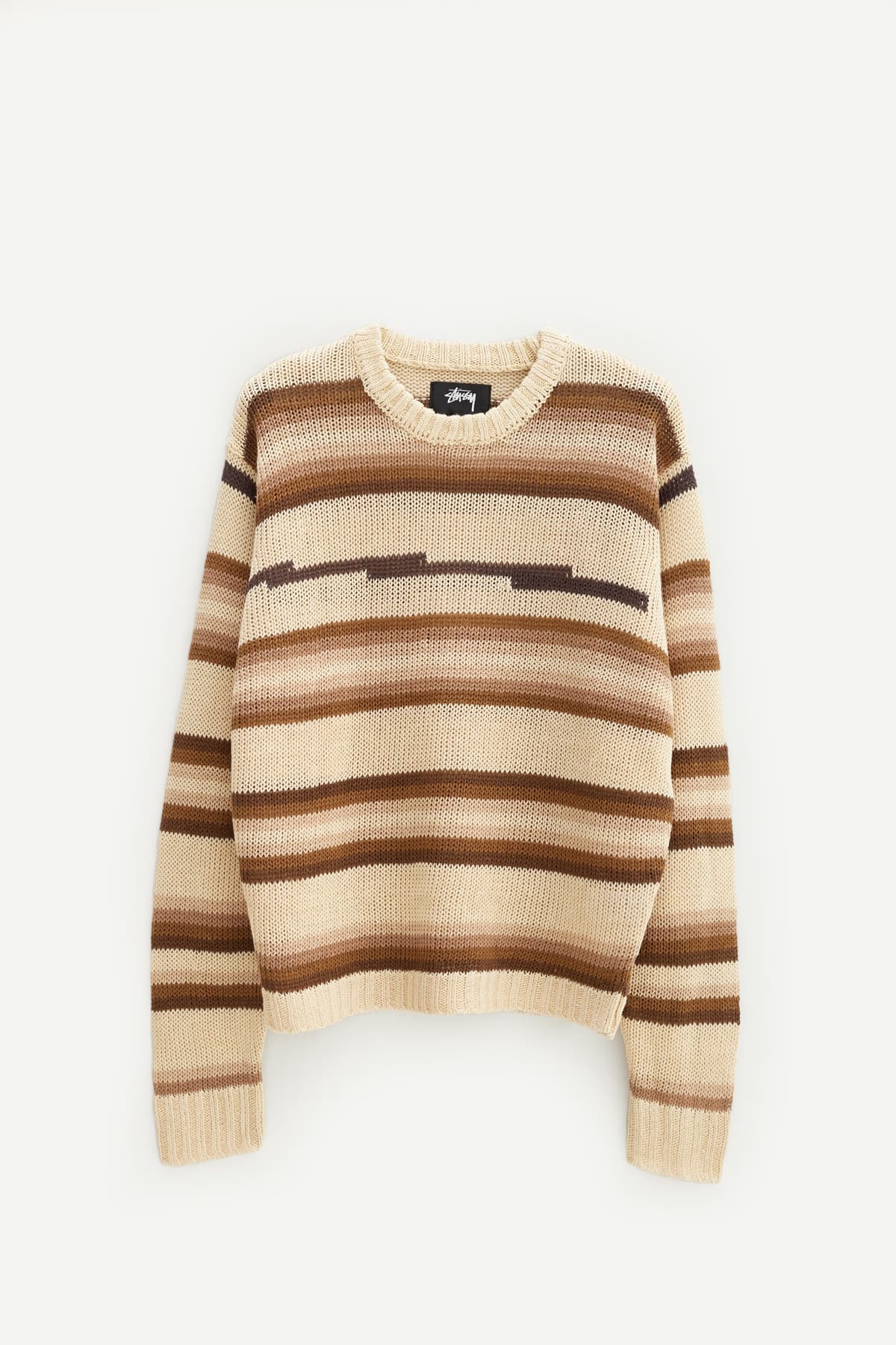 STUSSY MULTI TONAL STRIPE SWEATER IAMNUE