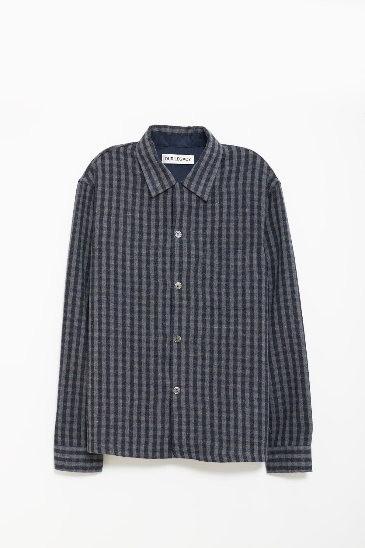 OUR LEGACY PRINCIPAL CHECK HEUSEN SHIRT IAMNUE