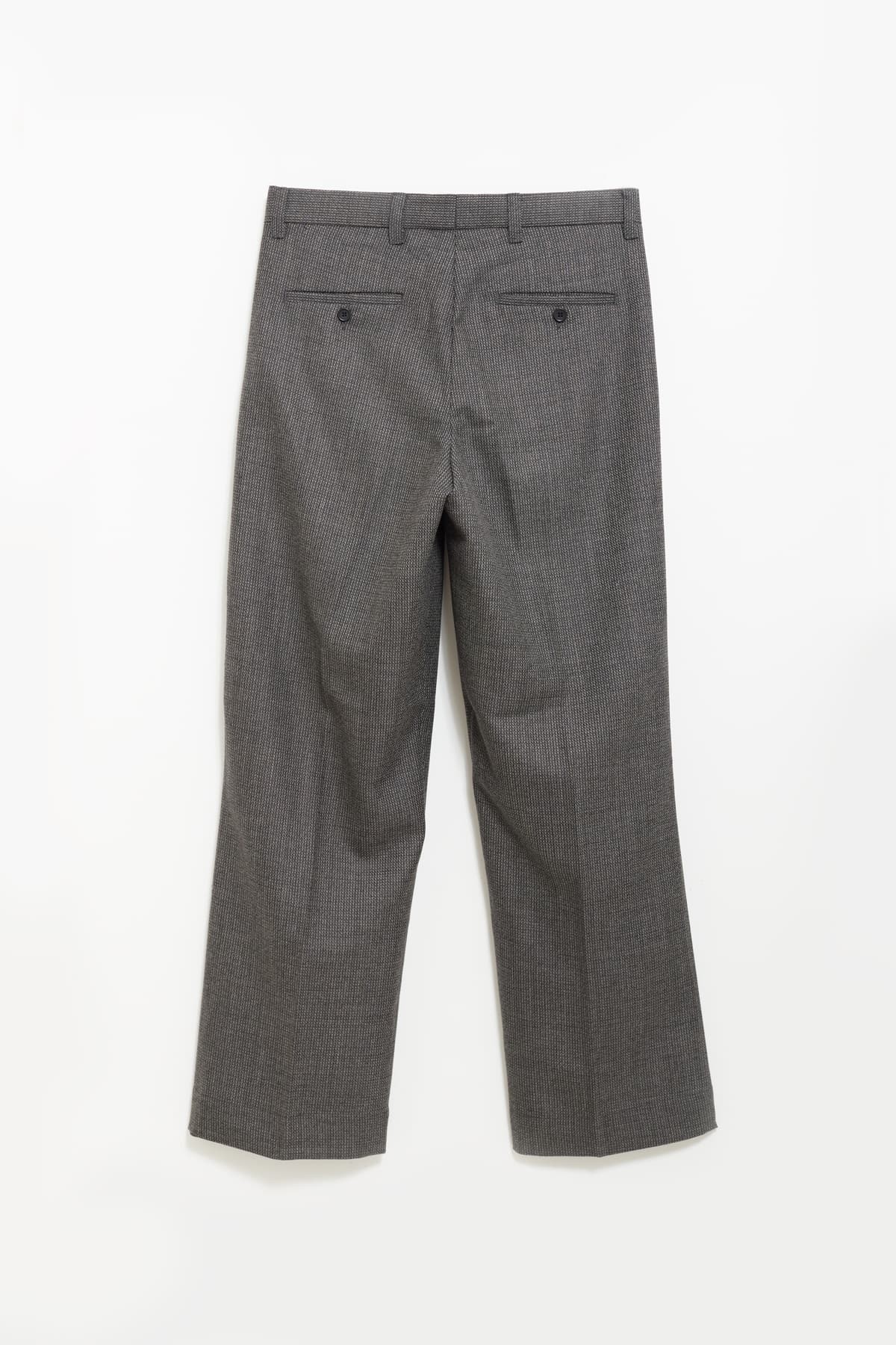 MFPEN GREY TWIST CLASSIC TROUSERS | IAMNUE