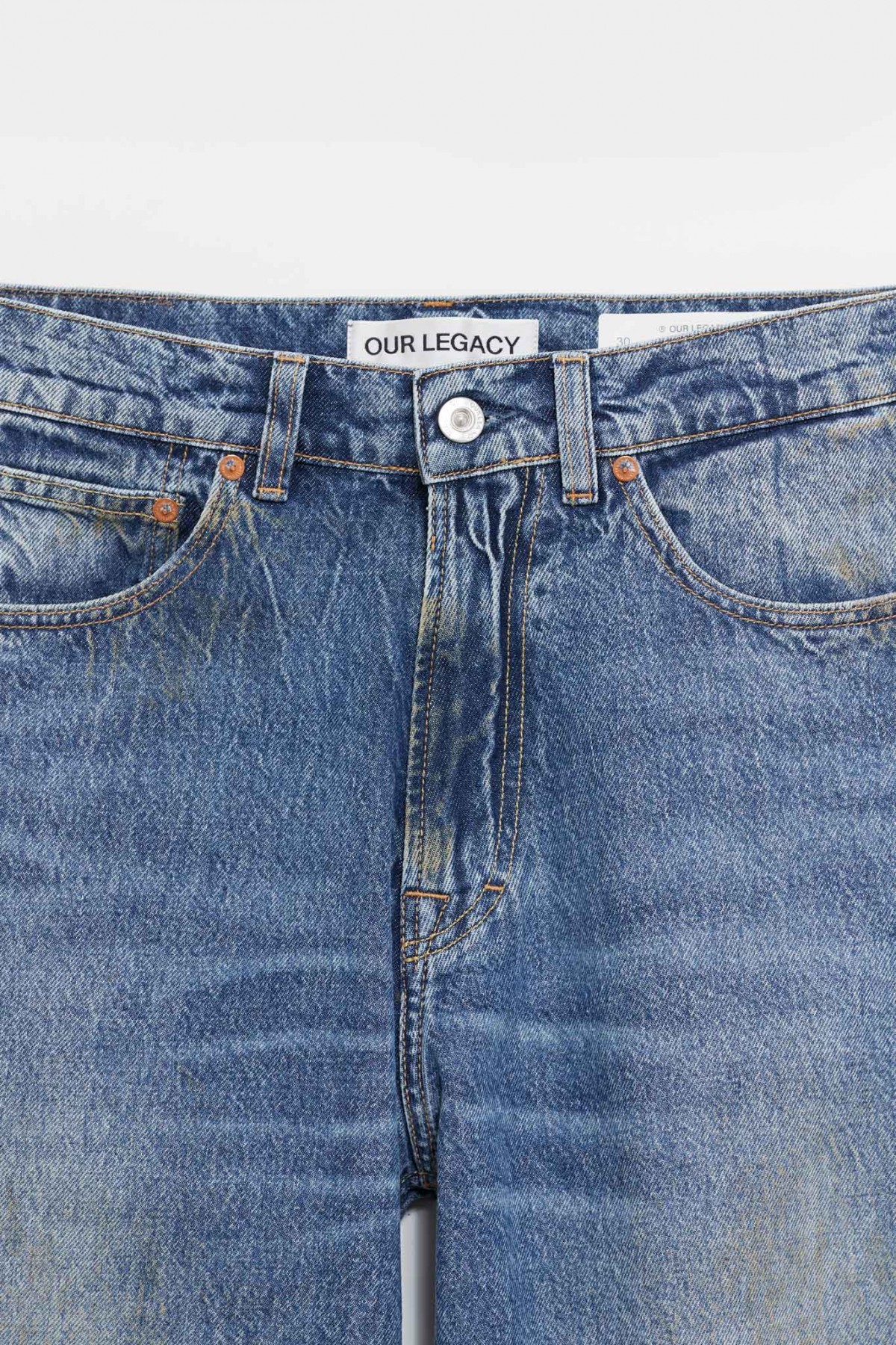 OUR LEGACY DEADLINE WASH THIRD CUT DENIM TROUSER | IAMNUE