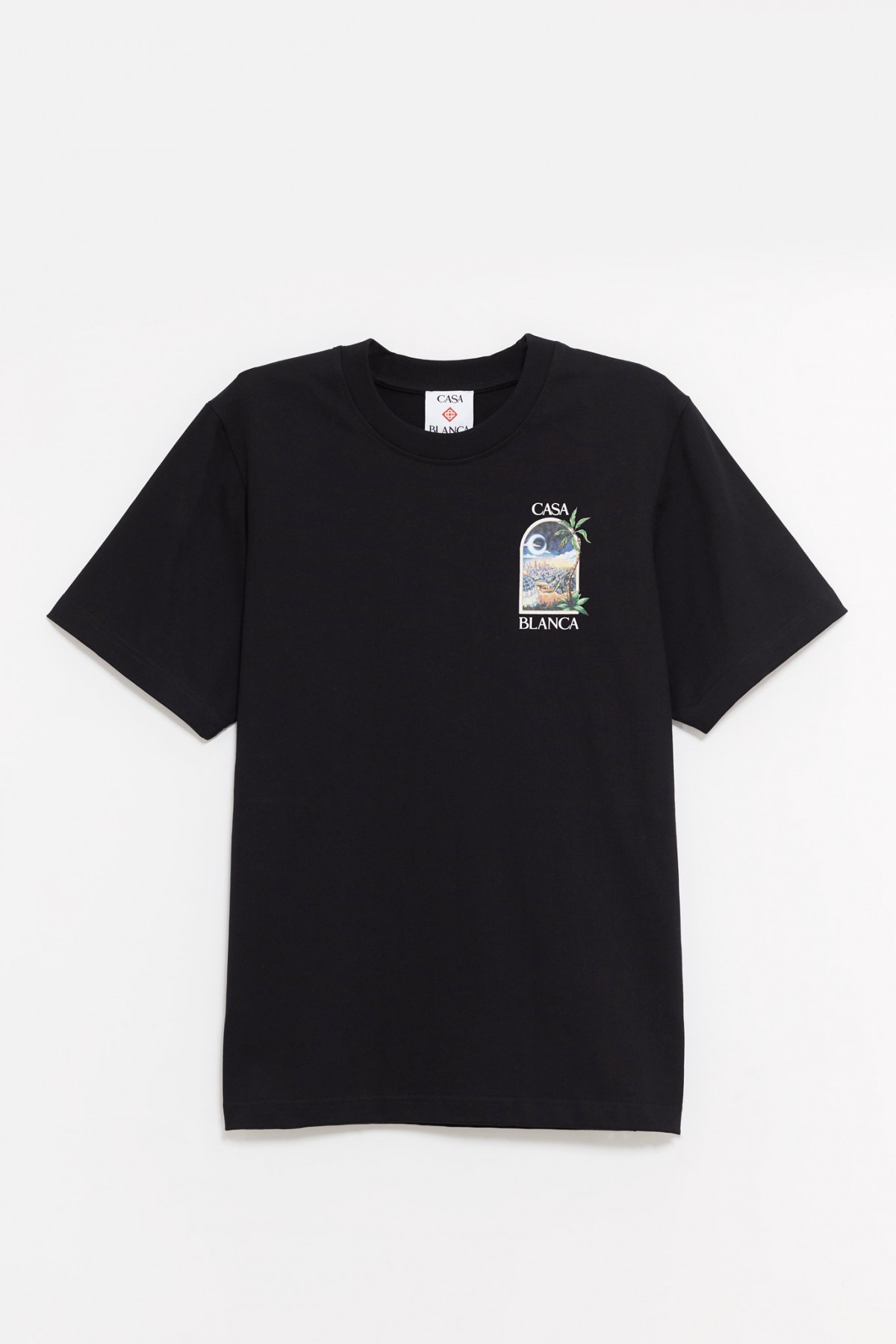 CASABLANCA BLACK LA NIGHT T-SHIRT IAMNUE