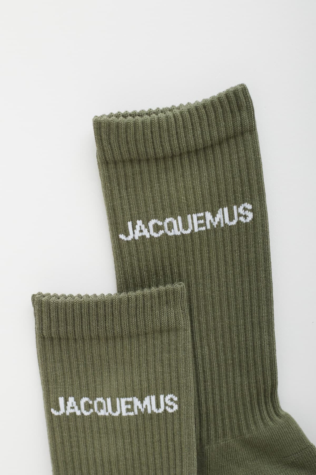 JACQUEMUS KHAKI JACQUEMUS SOCKS