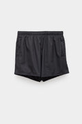 OUR LEGACY BLACK DRAPE TECH TRUNK SHORT