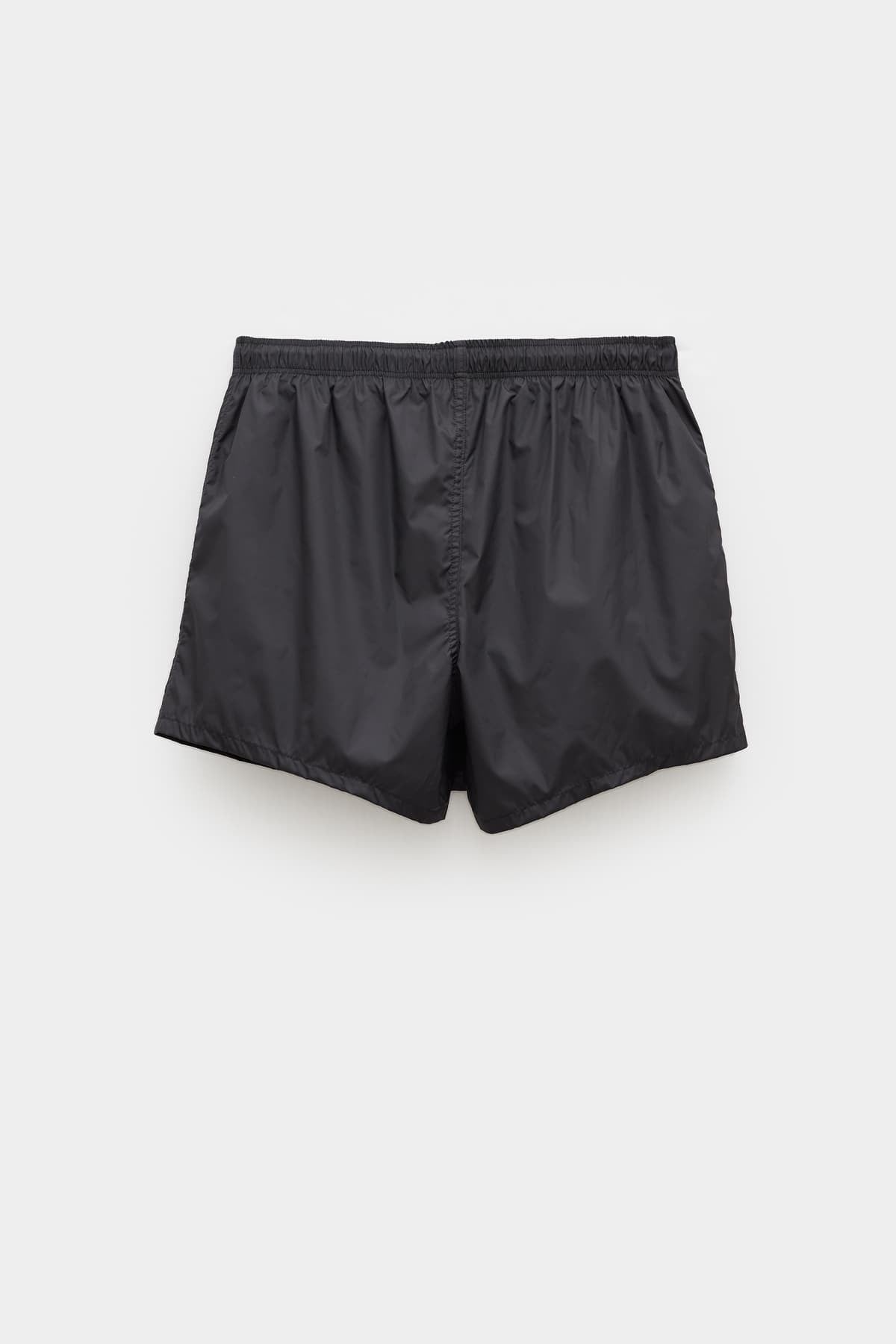 OUR LEGACY BLACK DRAPE TECH TRUNK SHORT