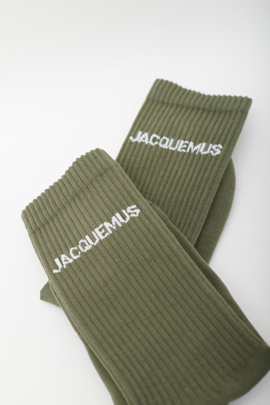 JACQUEMUS KHAKI JACQUEMUS SOCKS