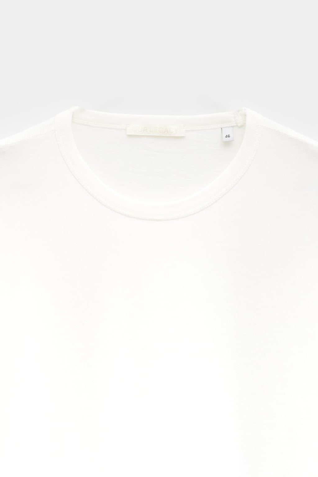 OUR LEGACY WHITE CLEAN NEW BOX T SHIRT
