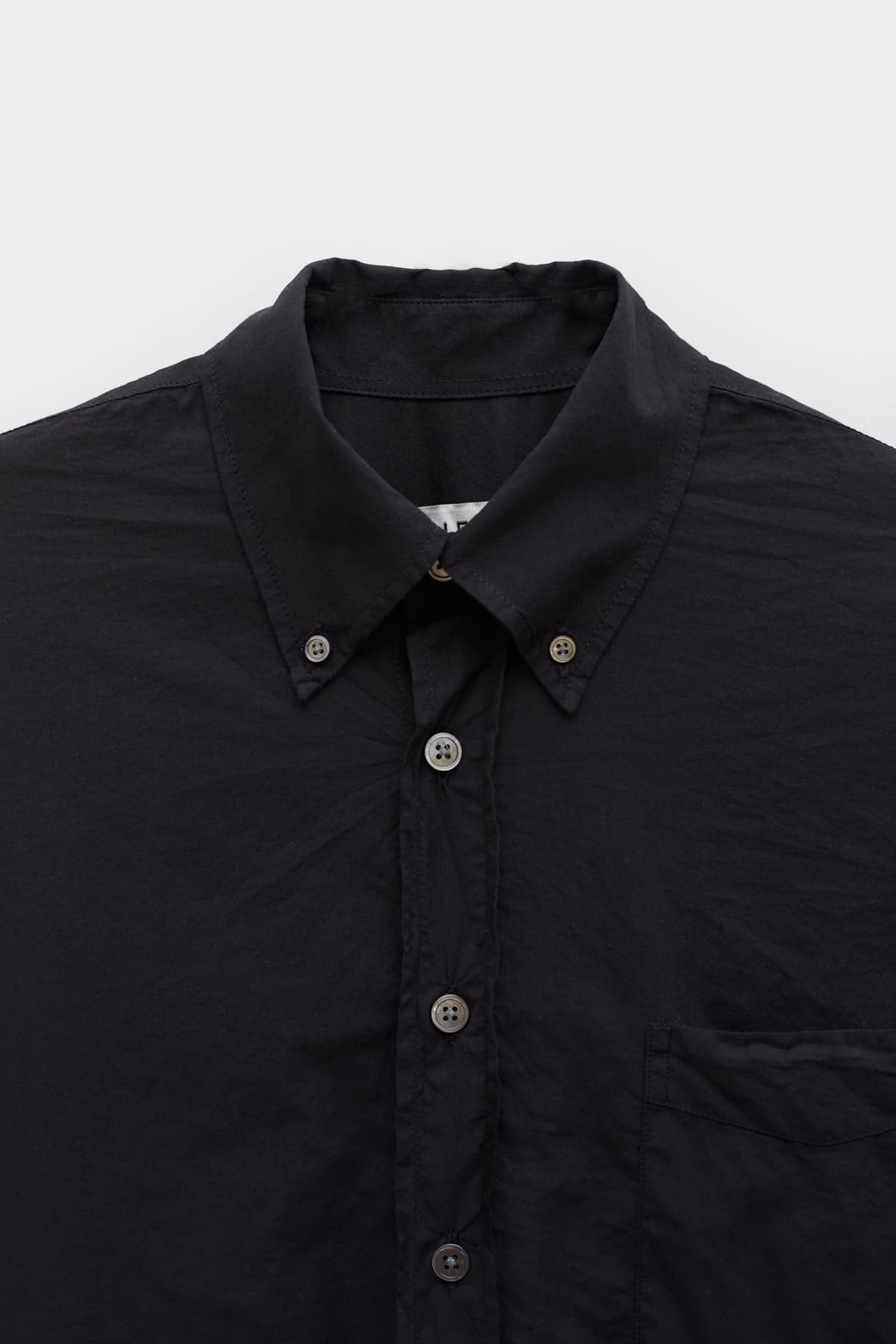 OUR LEGACY BLACK VOILE BORROWED BD SHIRT