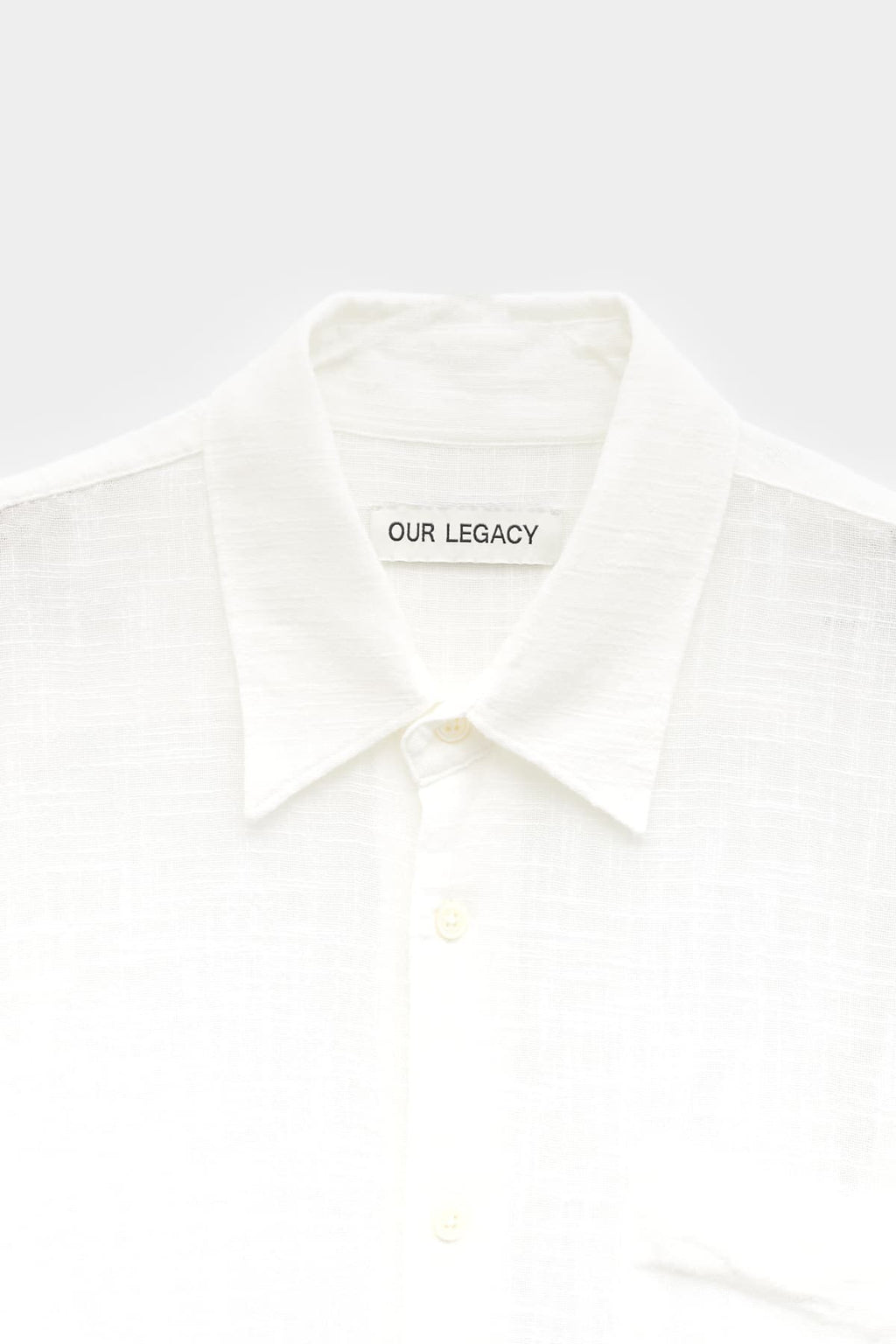 OUR LEGACY OFF WHITE COCO SHIRT