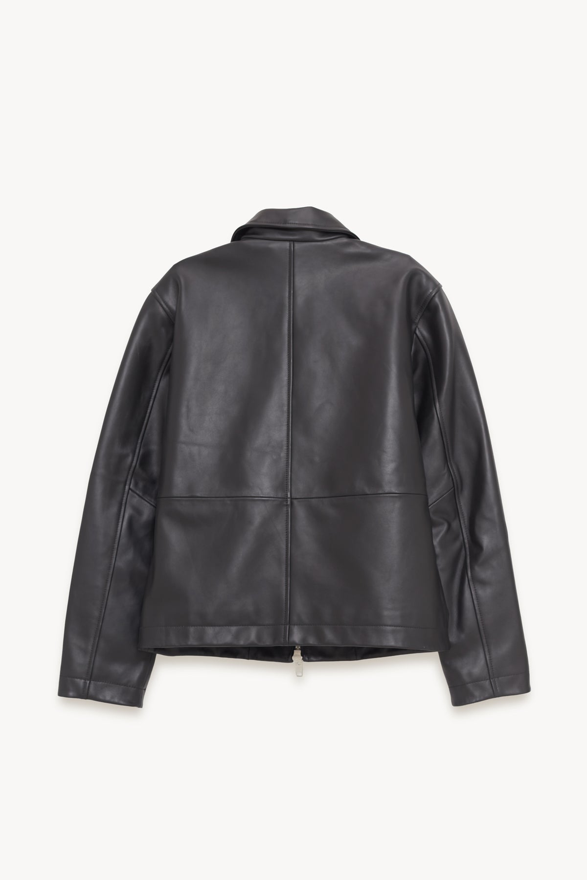 SUNFLOWER BLACK SHORT LEATHER JACKET
