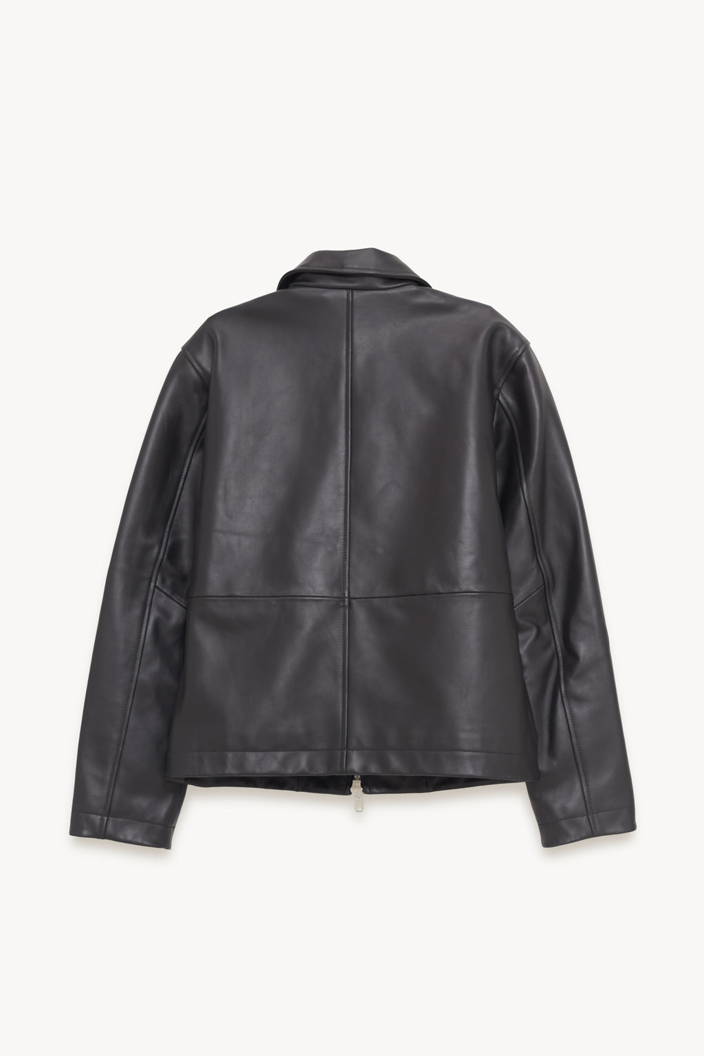 SUNFLOWER BLACK SHORT LEATHER JACKET