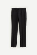 AMI BLACK CIGARETTE TROUSERS
