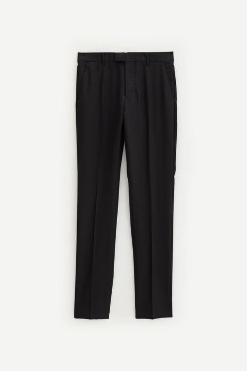 AMI BLACK CIGARETTE TROUSERS