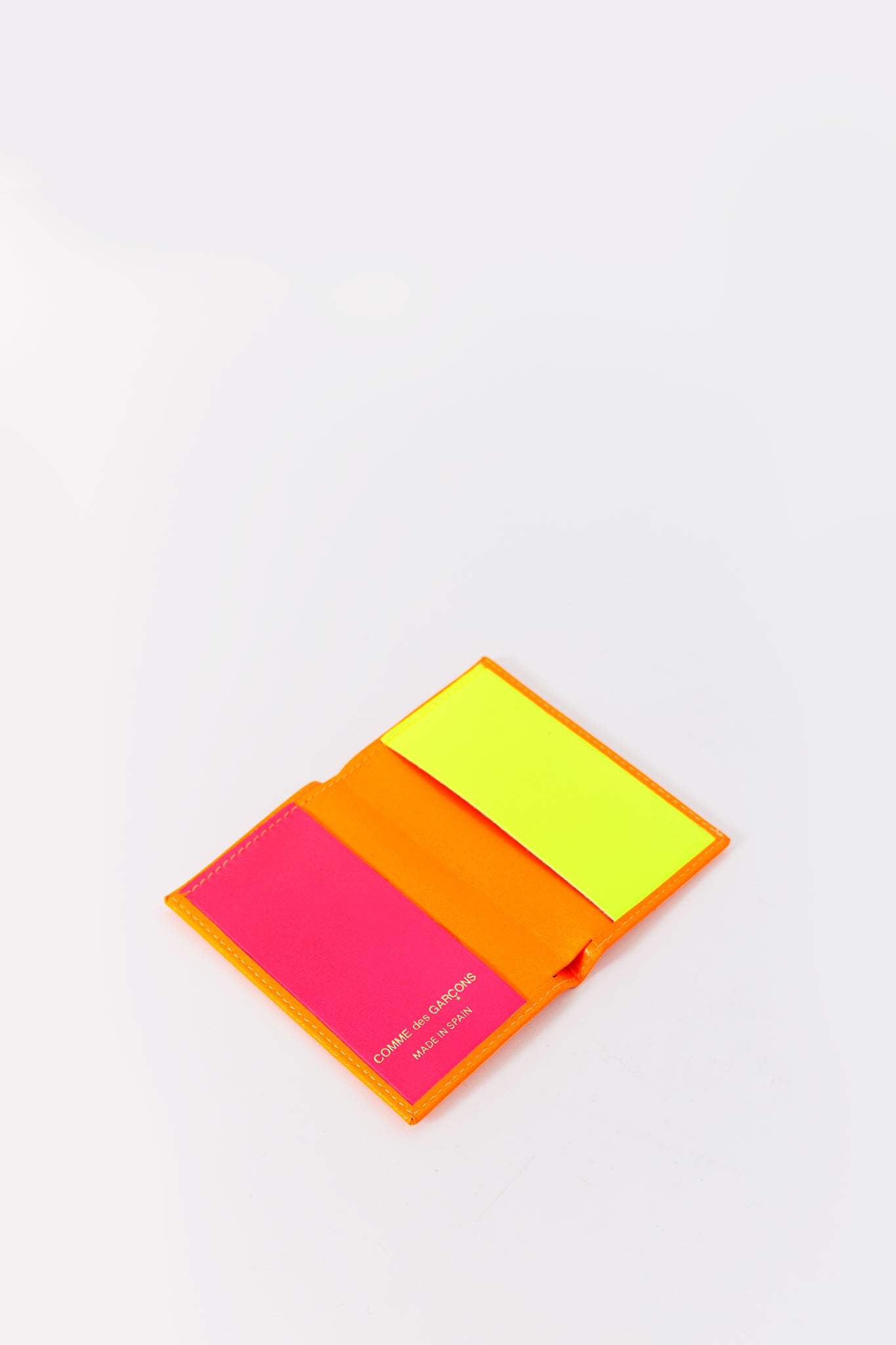 COMME DES GARCONS WALLET LIGHT ORANGE SA6400SF CARDHOLDER