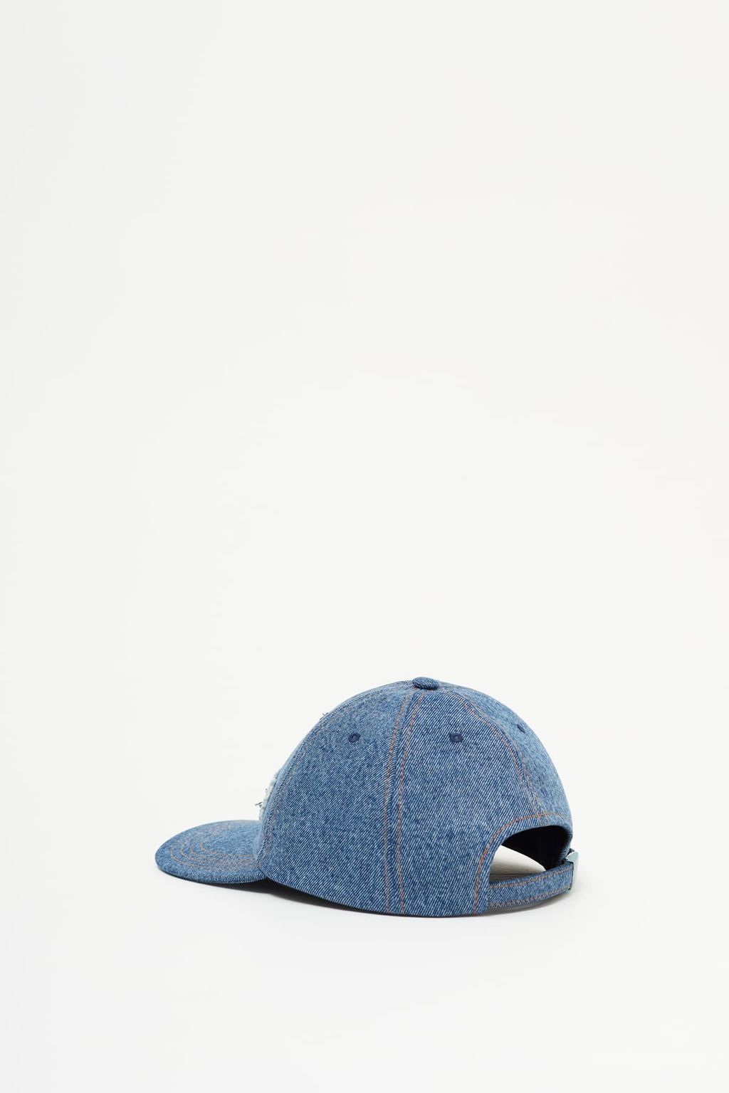 LANVIN BLUE DENIM BASEBALL CAP