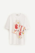 LANVIN WHITE IMPRIME BONBONS T SHIRT