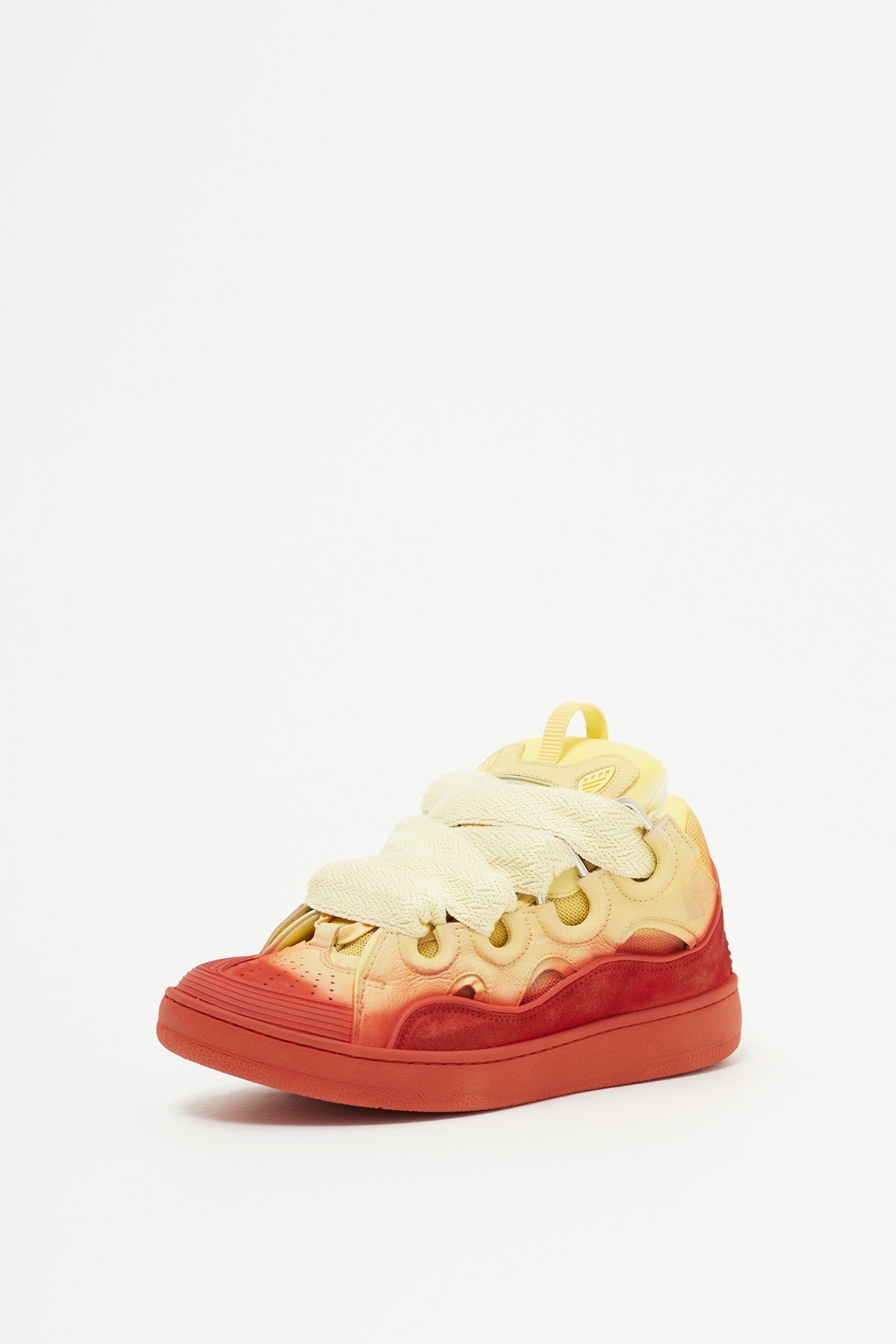 LANVIN VENUS DUNE RADIENT SPRAY EFFECT CURB SNEAKERS