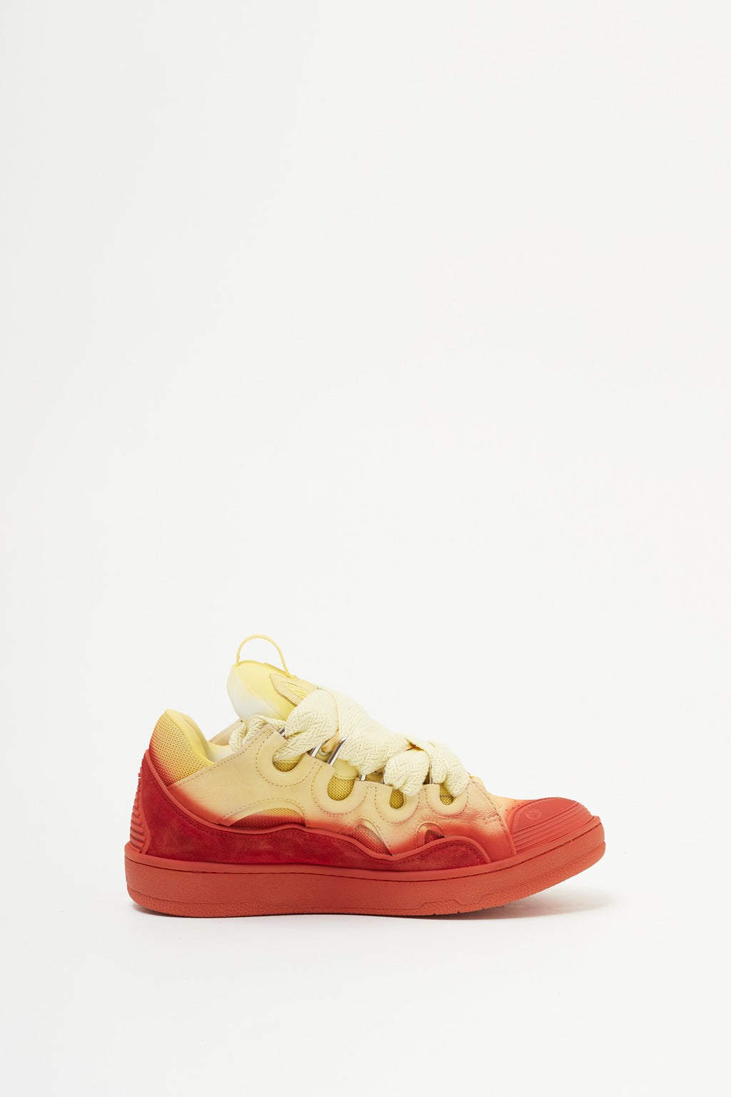 LANVIN VENUS DUNE RADIENT SPRAY EFFECT CURB SNEAKERS