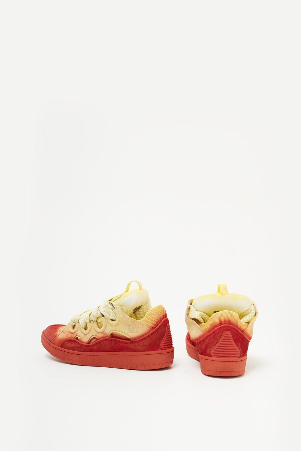 LANVIN VENUS DUNE RADIENT SPRAY EFFECT CURB SNEAKERS
