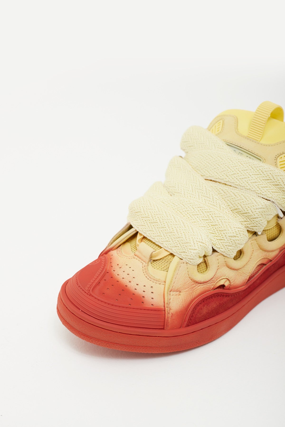LANVIN VENUS DUNE RADIENT SPRAY EFFECT CURB SNEAKERS