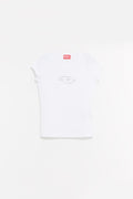DIESEL WHITE T ANGIE T SHIRT