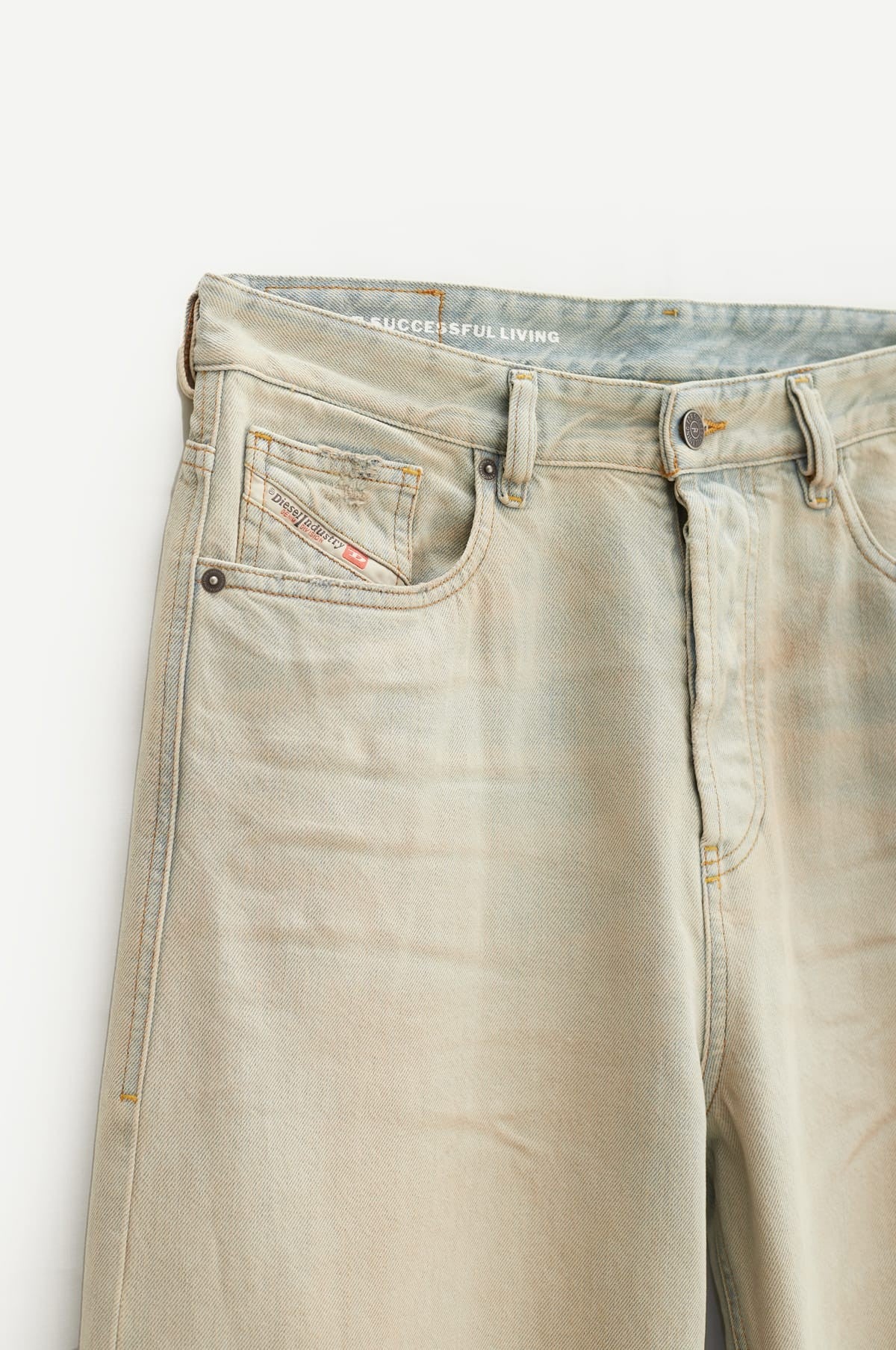 DIESEL CLEAR BLUE 1996 D SIRE DENIM TROUSER