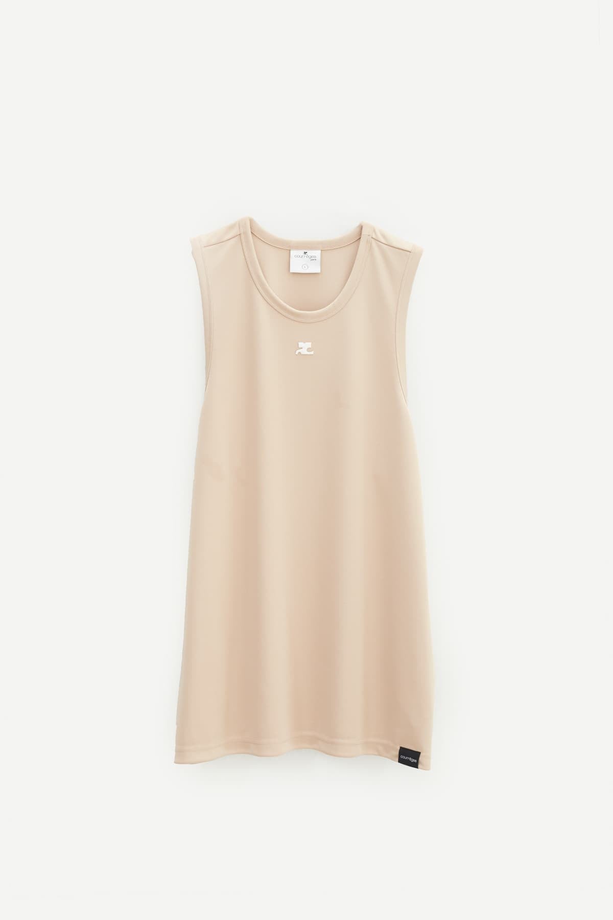 COURREGES SAND SPORTS LIGHT LYCRA TANK TOP