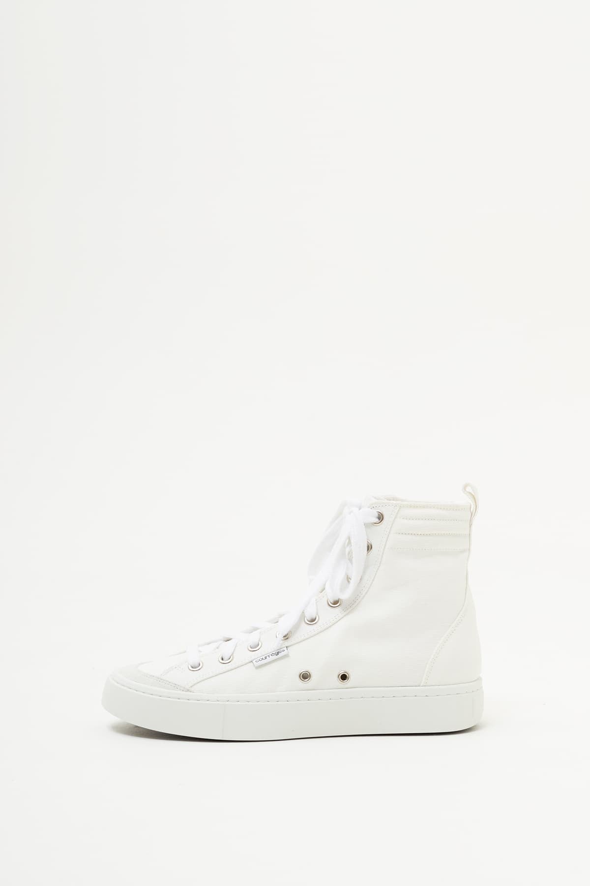 COURREGES HERITAGE WHITE CANVAS 01 SNEAKERS