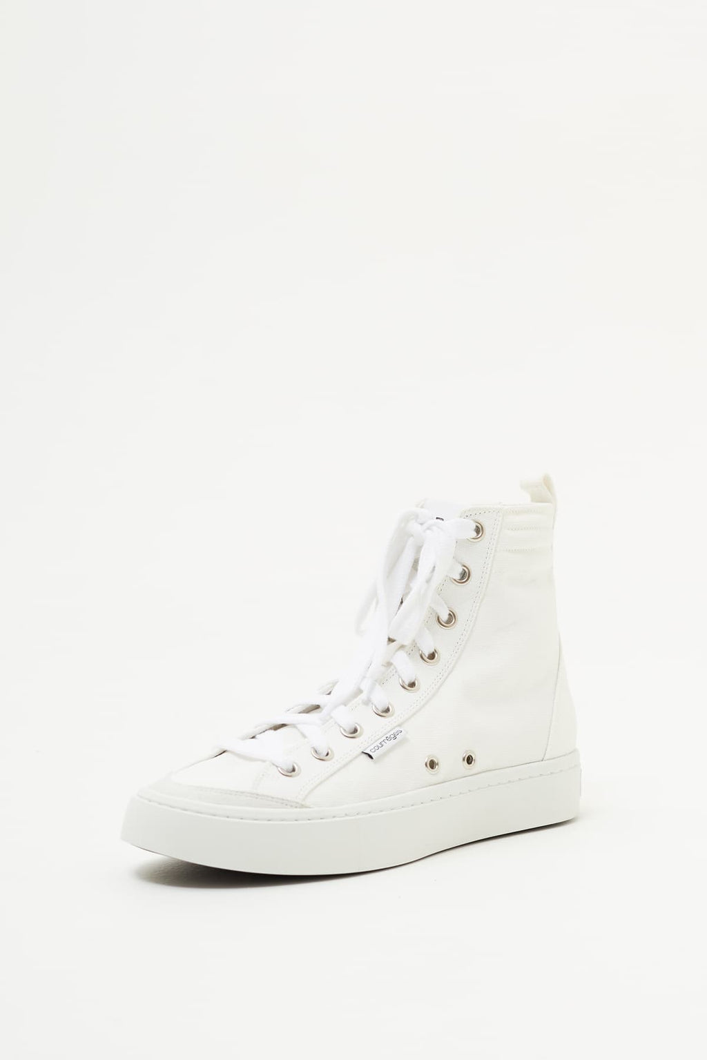 COURREGES HERITAGE WHITE CANVAS 01 SNEAKERS