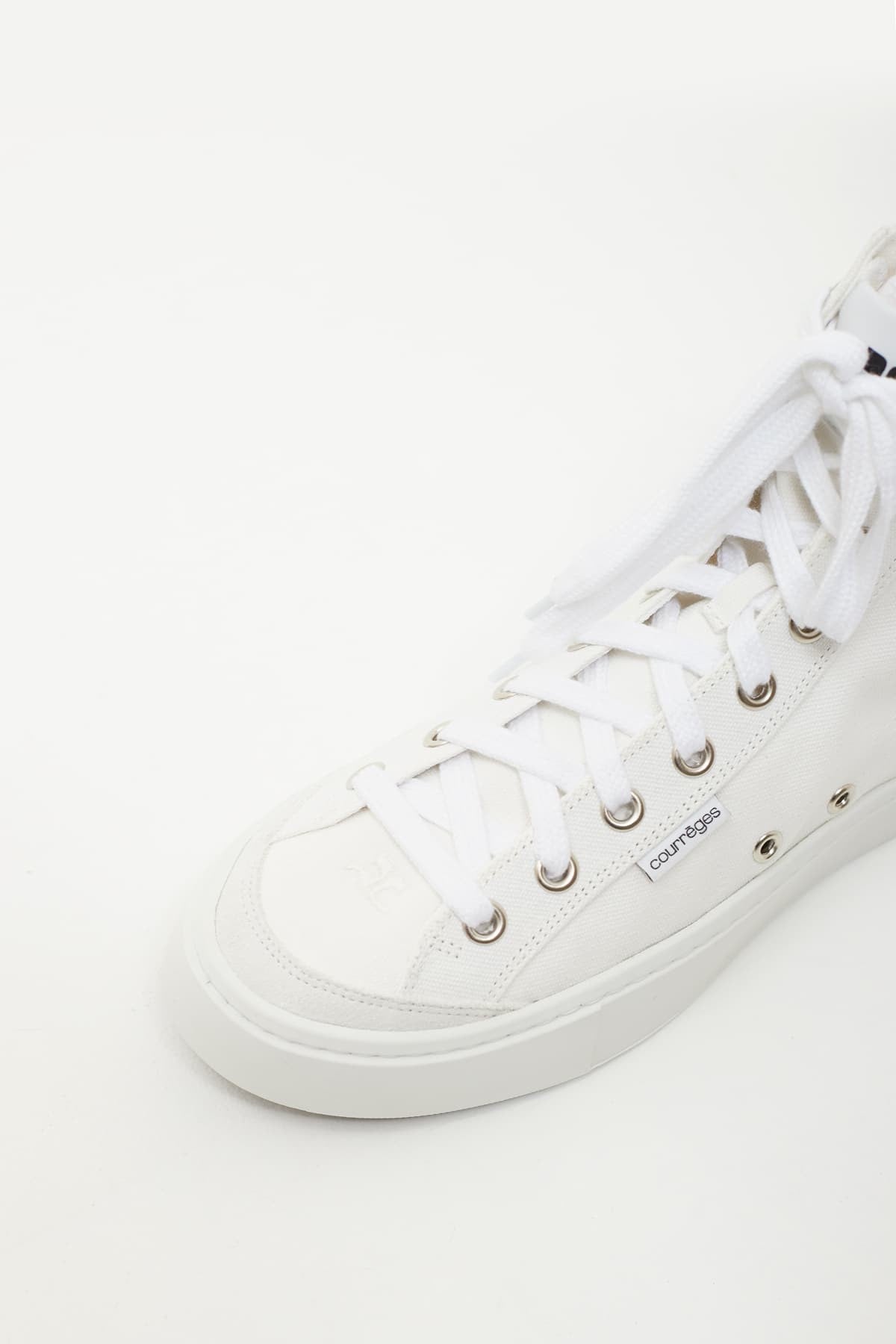 COURREGES HERITAGE WHITE CANVAS 01 SNEAKERS