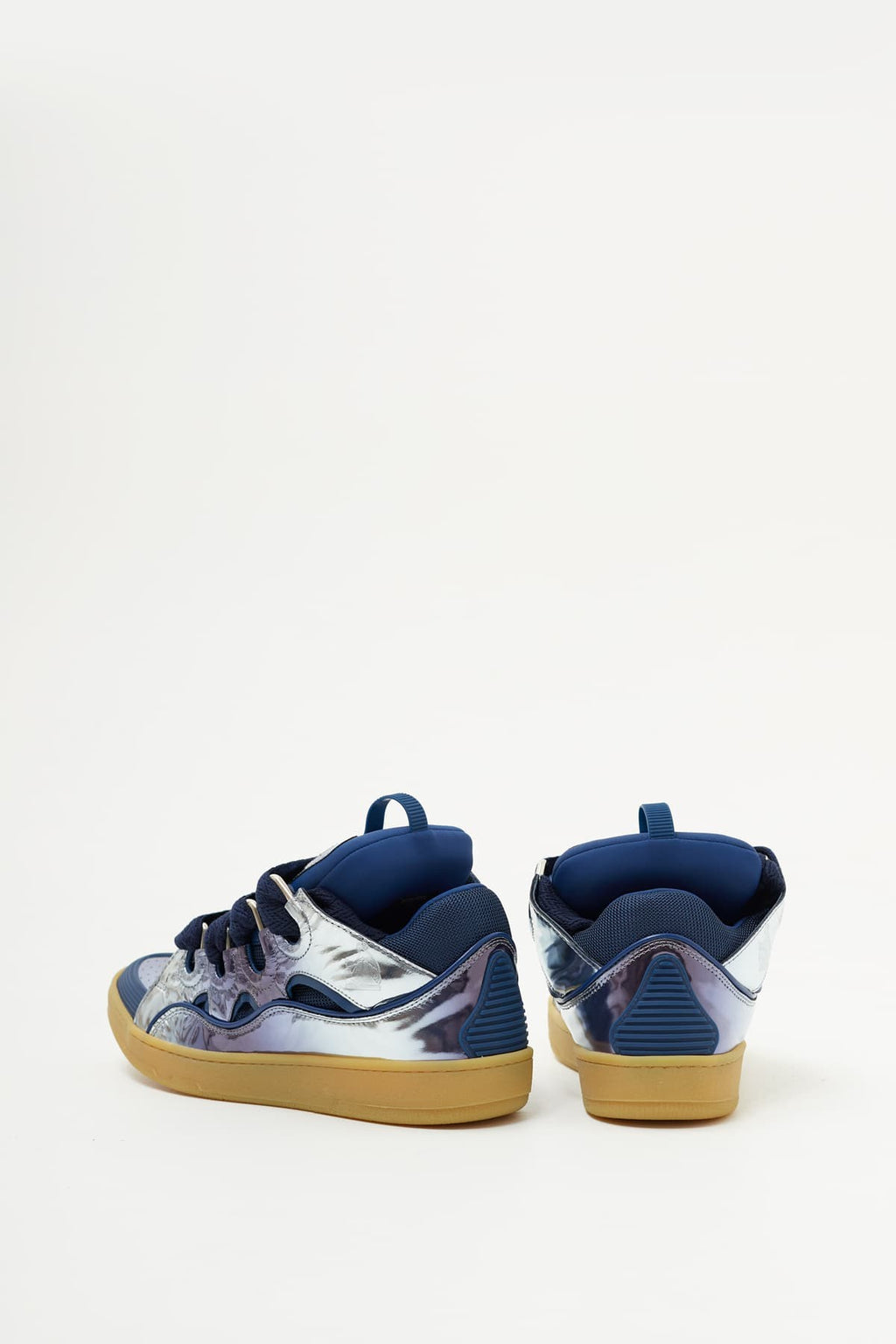 LANVIN CORNFLOWER CURB SNEAKERS