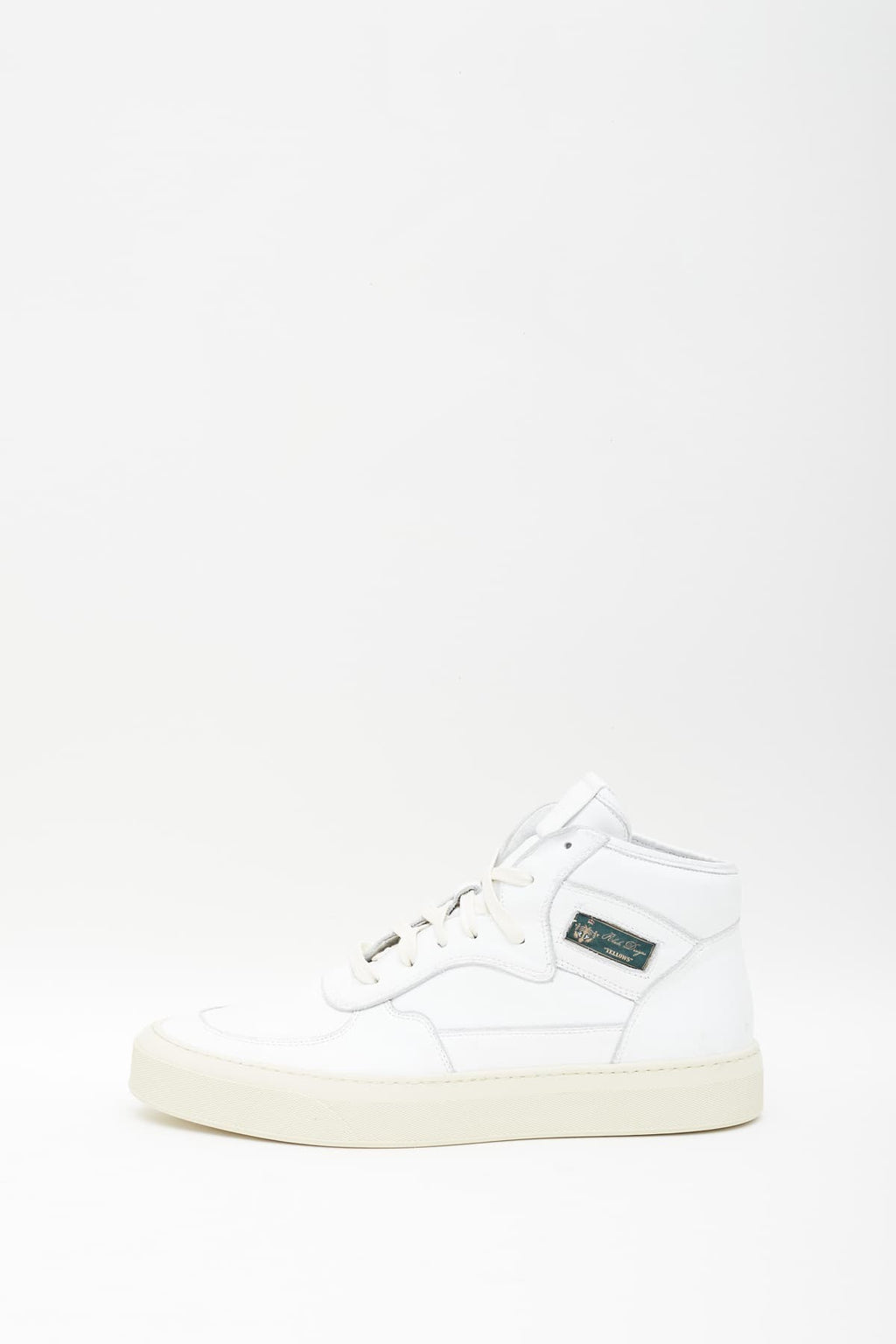 RHUDE WHITE CABRIOLETS HI SNEAKERS