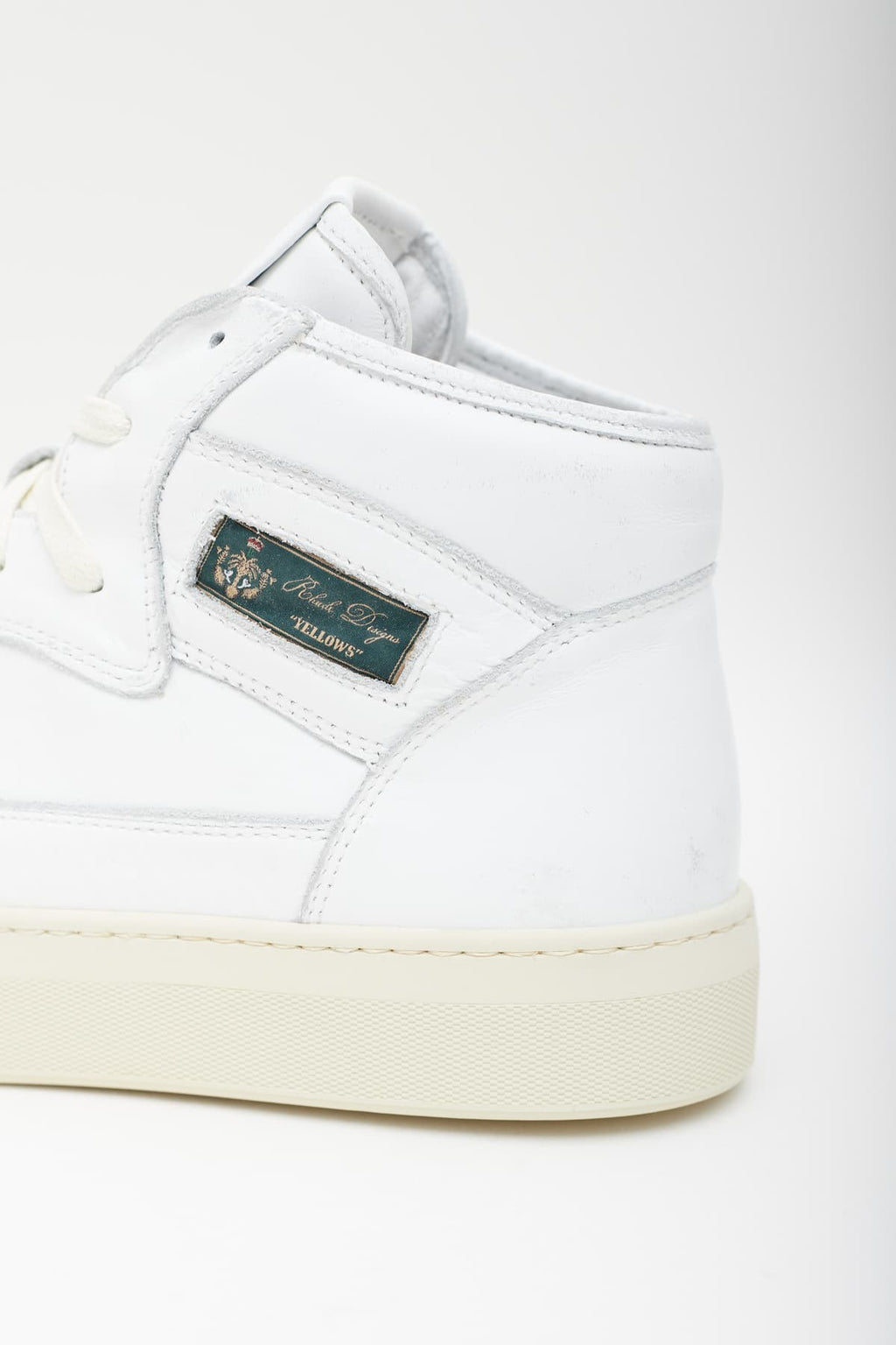 RHUDE WHITE CABRIOLETS HI SNEAKERS