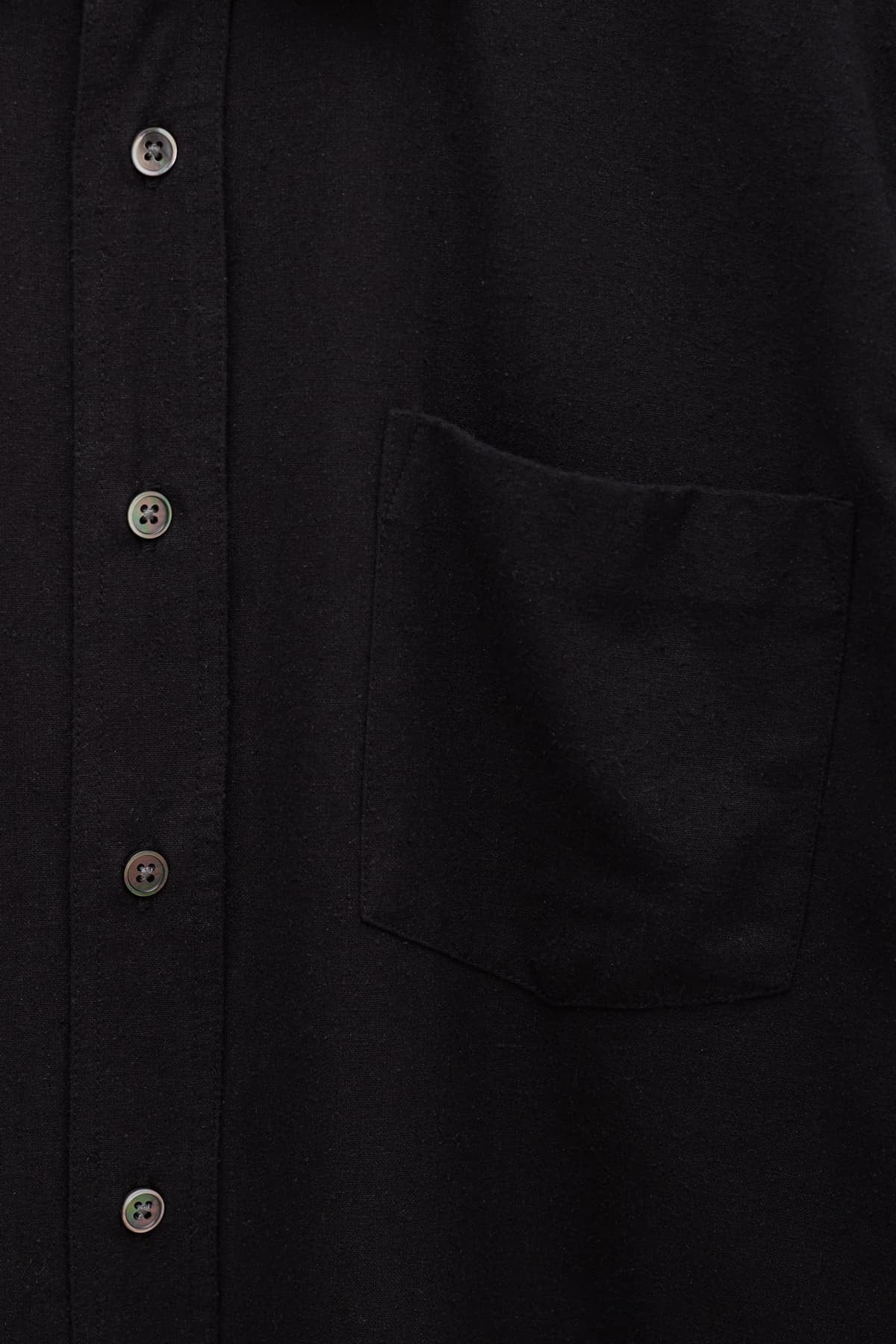 OUR LEGACY BLACK SILK CLASSIC SHIRT