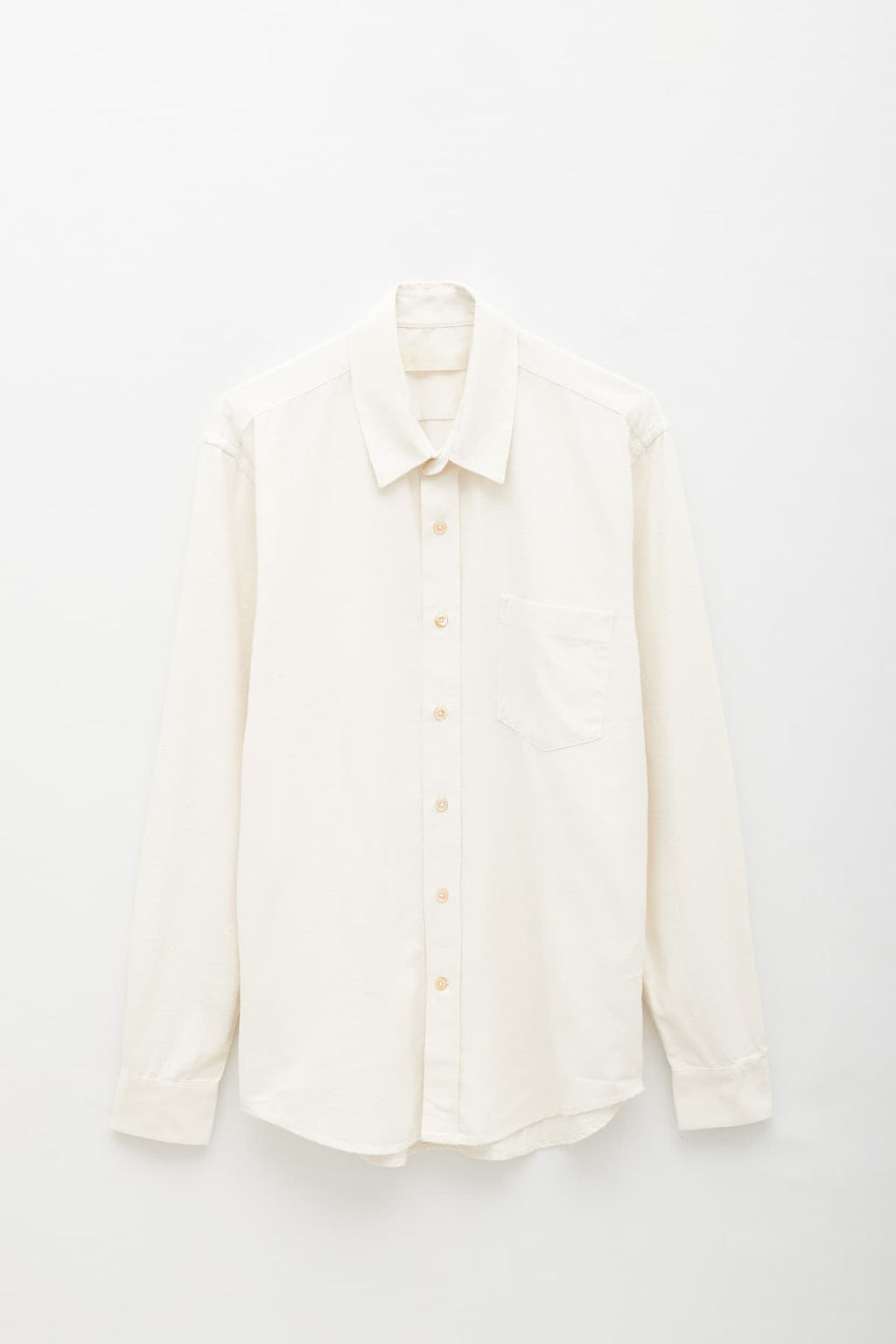 OUR LEGACY WHITE SILK CLASSIC SHIRT