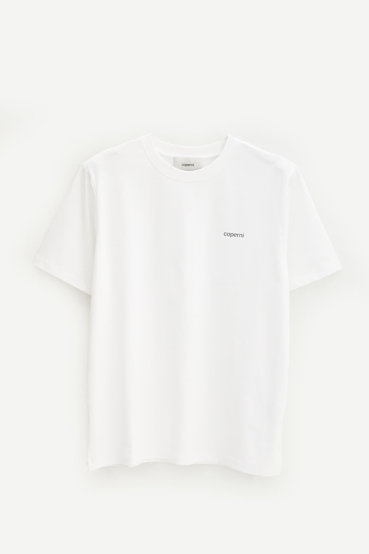 COPERNI WHITE LOGO BOXY T SHIRT