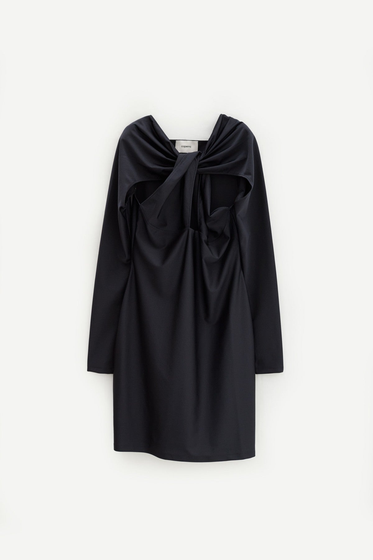 COPERNI BLACK TWISTED CUT OUT JERSEY DRESS