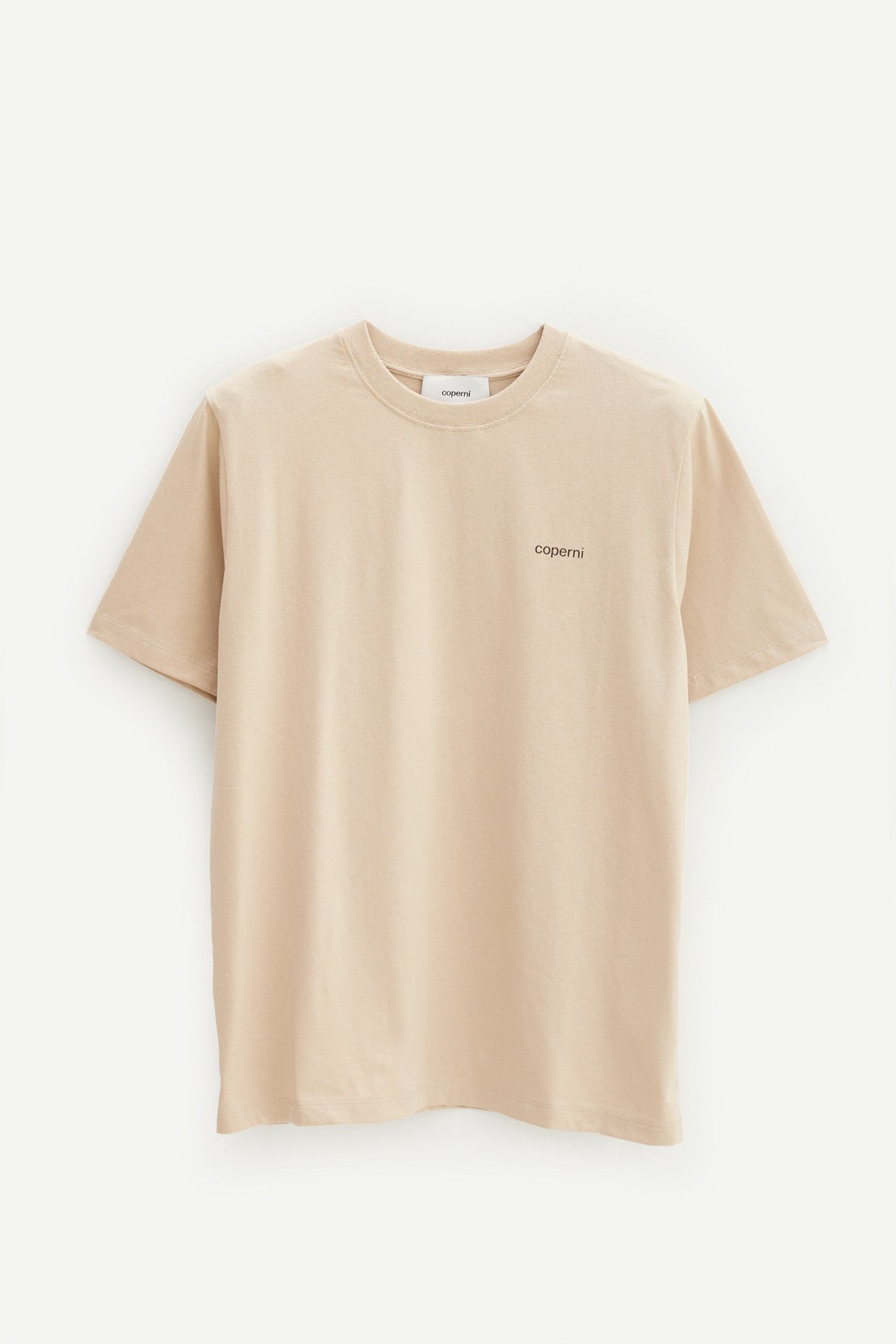 COPERNI BEIGE LOGO BOXY T SHIRT