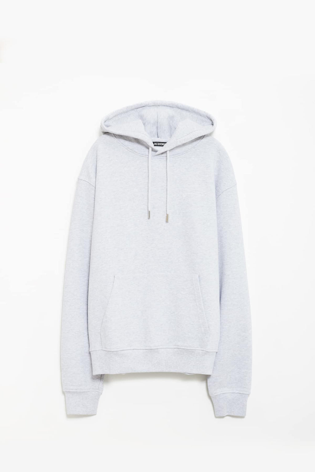 JACQUEMUS GREY BRODE HOODIE