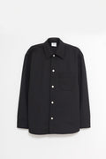 COURREGES BLACK RETRO TWILL OVERSIZED SHIRT