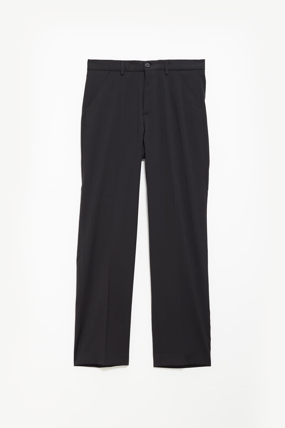 OUR LEGACY BLACK WORSTED CHINO 22 TROUSERS