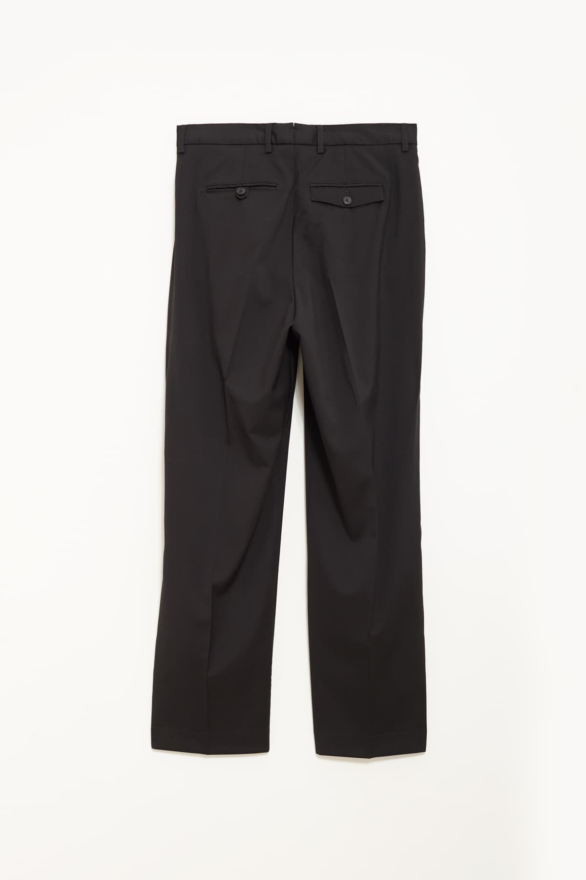 OUR LEGACY BLACK WORSTED CHINO 22 TROUSERS