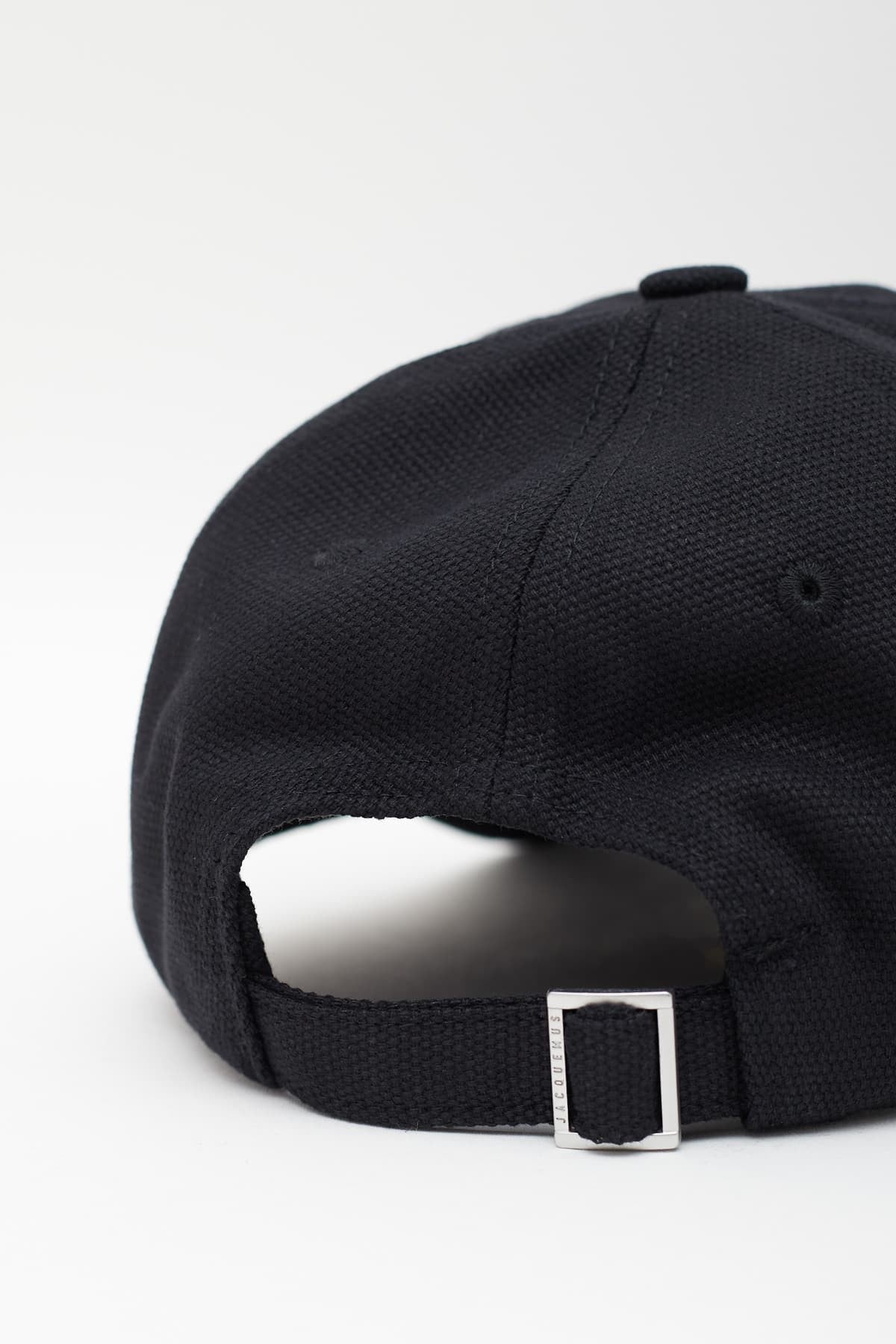 JACQUEMUS BLACK LA CASQUETTE JACQUEMUS LOGO HAT