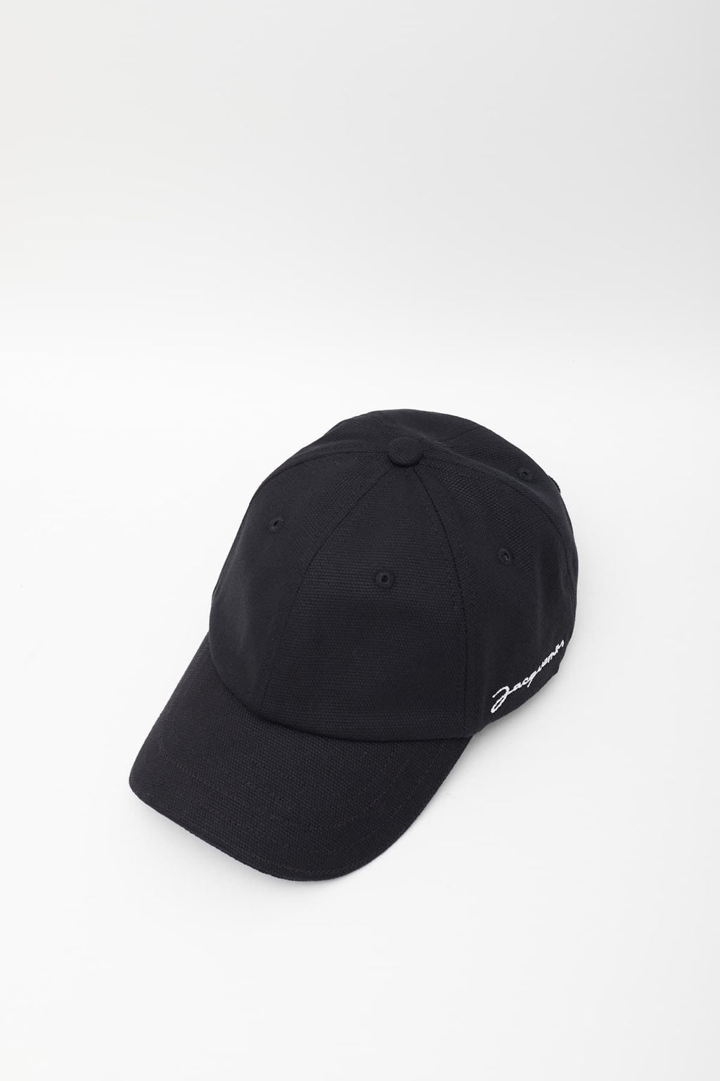 JACQUEMUS BLACK LA CASQUETTE JACQUEMUS LOGO HAT