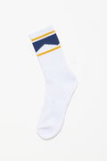 RHUDE WHITE CHEVRON SOCK