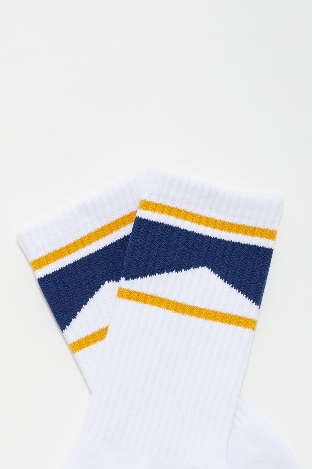 RHUDE WHITE CHEVRON SOCK