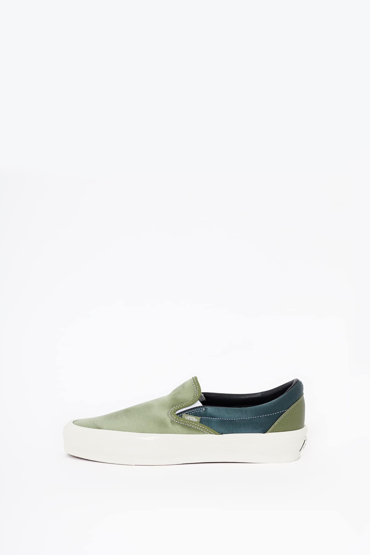 VANS OTW LX SATIN LODEN GREEN SLIP ON REISSUE 98 SNEAKERS