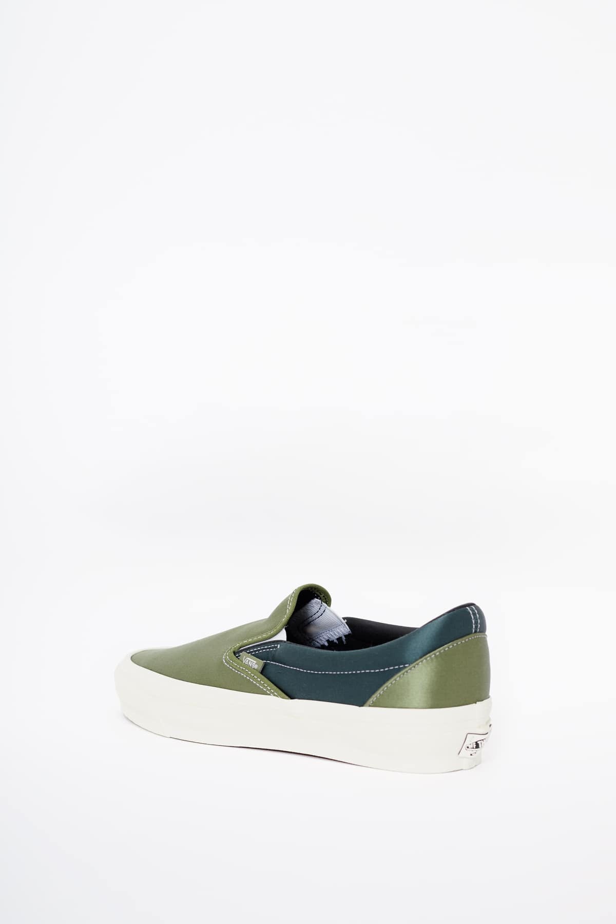 VANS OTW LX SATIN LODEN GREEN SLIP ON REISSUE 98 SNEAKERS