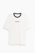 LANVIN ENAMEL MOHAIR LANVIN LOGO T SHIRT